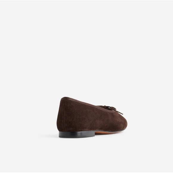 Madewell The April Ballet Flat in Dark Carob - Picture 4 of 10